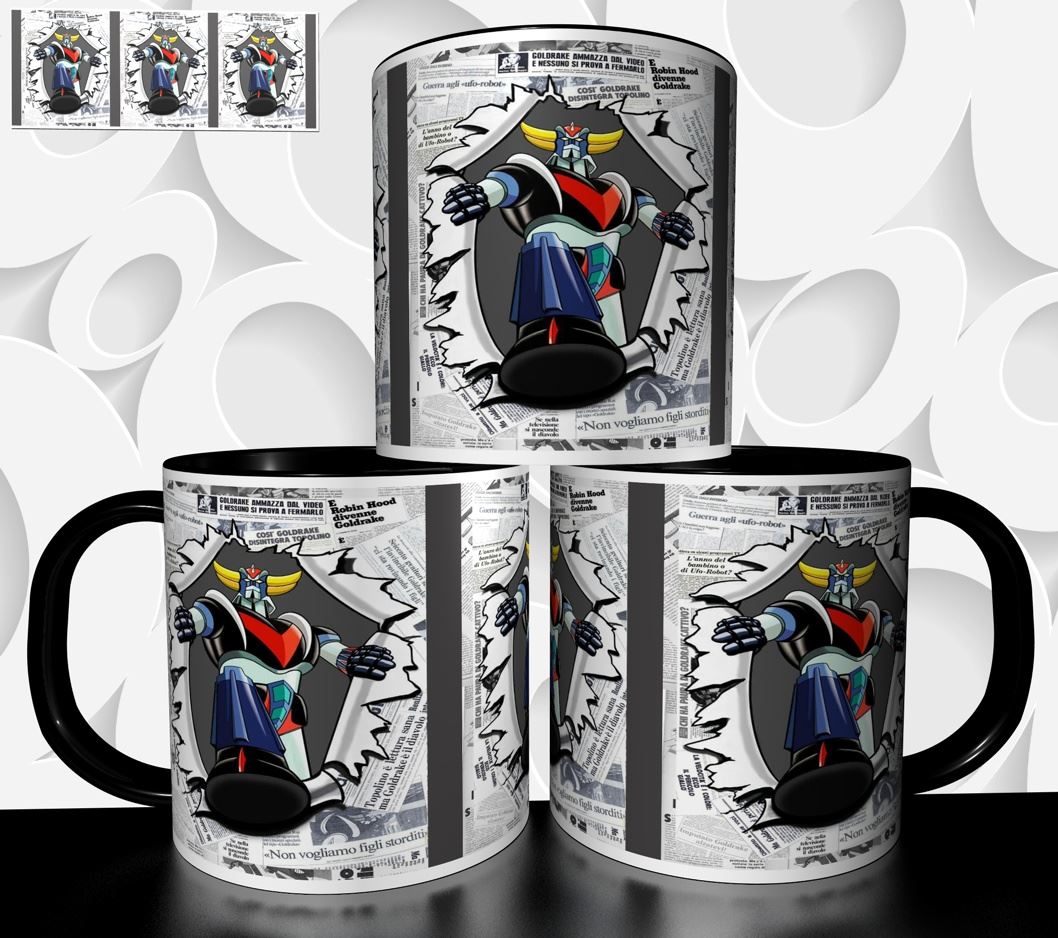 Mug Café Goldorak (Grendizer UFO Robo) - Design 1210 - 325ml Céramique Blanche - Neuf - France