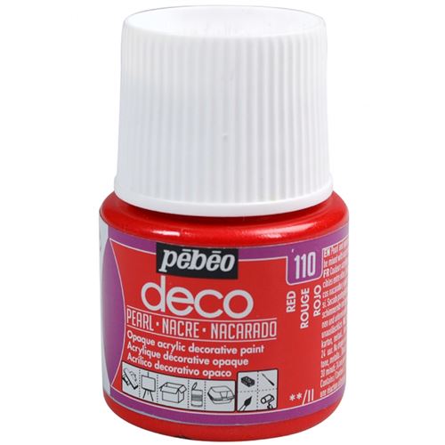 Peinture P.BO Déco - Nacré - 45 ml