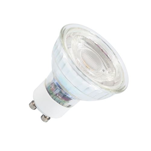 TechBrey Ampoule LED GU10 7W 700 lm Crystal 60º No Flicker Blanc Chaud 2700K