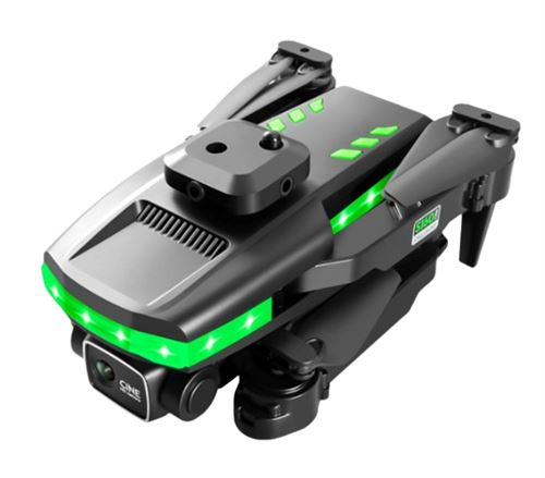 Mini Drone avec caméra 4K Hd pour éviter les obstacles à 360° Modèle : S160 Autonomie de la batterie : 15 Min Noir
