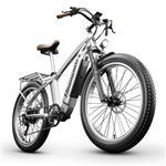 26'' Velo Electrique Homme, Fat Bike Electrique VTT pour Adulte 48V/17.5Ah  Batterie au Lithium Amovible avec Moteur Haute Puissance, 85N.m, Hydraulic