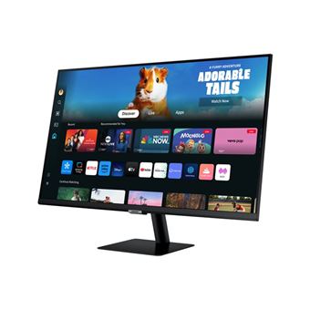 Samsung S27DM500EU - M50D Series - écran LED - Intelligent - 27" - 1920 x 1080 Full HD (1080p) @ 60 Hz - VA - 250 cd/m² - 3000:1 - HDR10 - 4 ms - 2xHDMI - haut-parleurs - noir