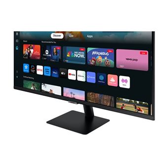 Samsung S27DM500EU - M50D Series - écran LED - Intelligent - 27" - 1920 x 1080 Full HD (1080p) @ 60 Hz - VA - 250 cd/m² - 3000:1 - HDR10 - 4 ms - 2xHDMI - haut-parleurs - noir