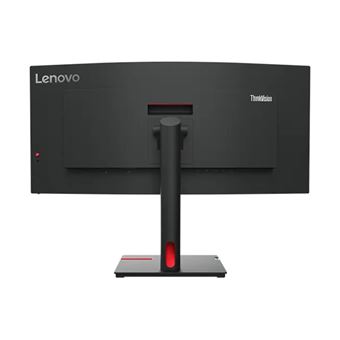 Lenovo ThinkVision T34w-30 - Écran LED - incurvé - 34" - 3440 x 1440 UWQHD - VA - 350 cd/m² - 3000:1 - 4 ms - HDMI, DisplayPort, USB-C - noir corbeau