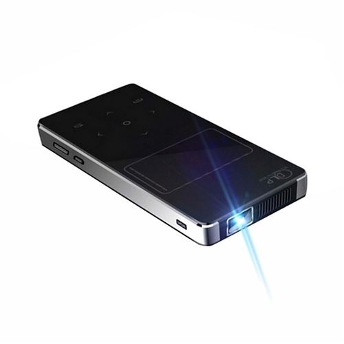 Mini Projecteur Android 5.1 Miracast Bluetooth Vidéoprojecteur DLP HDMI Noir +SD 4Go +SD 64Go - YONIS