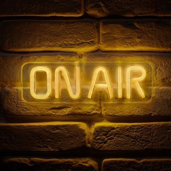 Néon mural USB On Air jaune Ostaria - 1