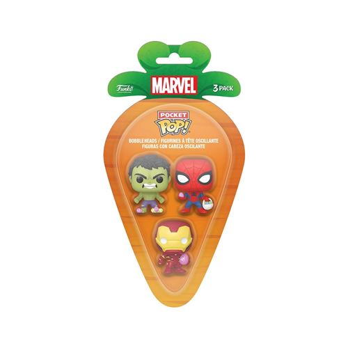 Funko - Figurine Marvel Pocket POP - Pack de 3 figurines - 4 cm - Image 2