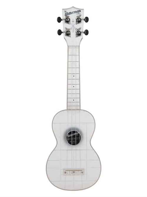 Kala KA-WMT-CL-S - Waterman, ukulélé soprano - Frosted Glass Transparent