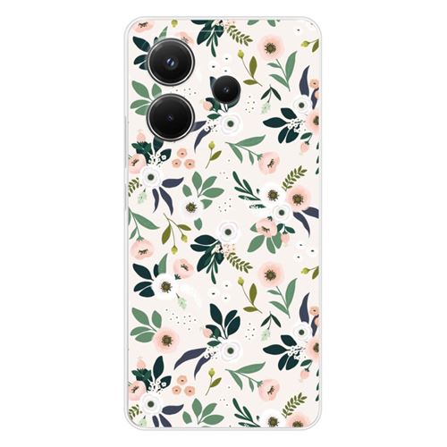 Coque en silicone - Compatible Xiaomi Redmi Note 14 4G - design flowers