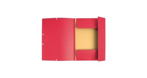 Non Communiqué Rouge Chemises 3 Rabats Élastiques 400G X 25