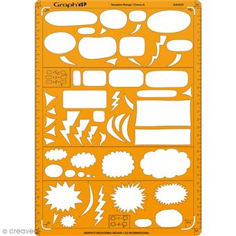 Gabarit Graph'it Trace bulle Comics Manga A