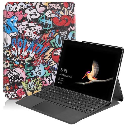 Non Communiqué Cartoon Housse Etui Coque Pochette Simili Cuir Pour Microsoft Surface Go 1 / Go 2 / Go 3 (10,5 Pouces) - Htdmobiles - Image 1