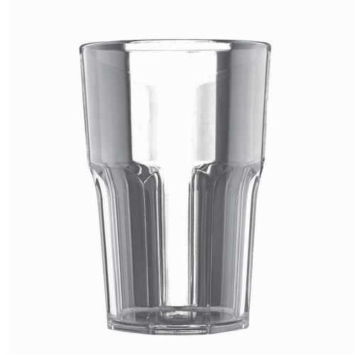Non Communiqué Transparent Verres De 15 Pièces Rondes Et Empilable Gastro 425Ml, Pour Boisson…