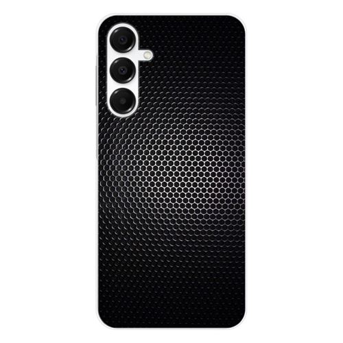Coque en silicone imprimée compatible Samsung Galaxy A16 Dark Metal