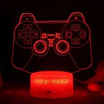 Lampe Gaming VORMOR Forme Manette de Jeux 7 Couleurs 3D