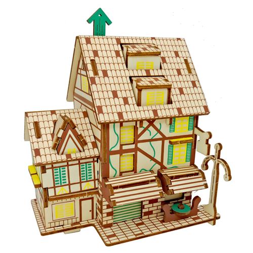 Puzzle 3D 39 pièces - Café français