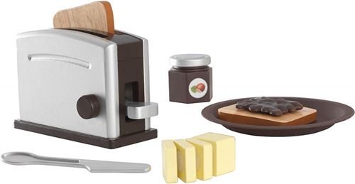 Kidkraft - Set grille pain en bois avec accessoires expresso