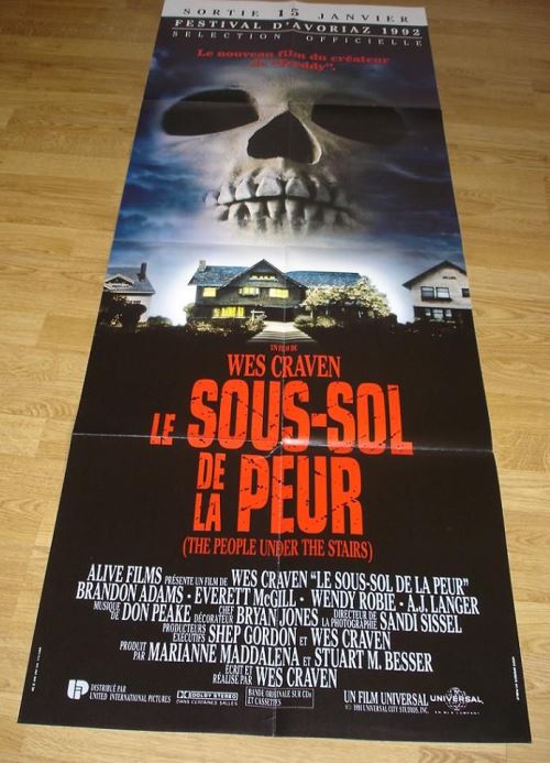 Le sous-sol de la peur - AFFICHE CINEMA ORIGINALE