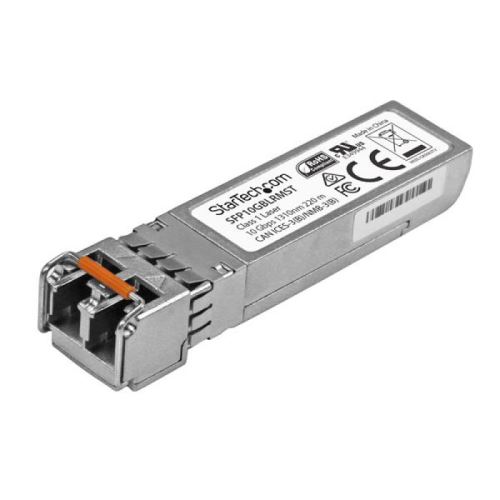 startech msa compliant 10gbase-lrm sfp+ 10g sfp+ mm lc 220m/721.7ft noir