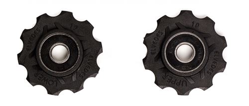 Elvedes roues dérailleurs 10 dents 8S noir 2 pièces
