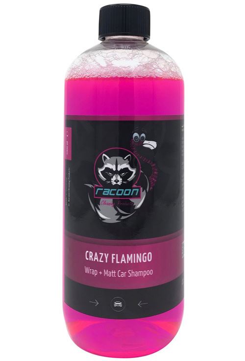 Racoon shampoing Crazy Flamingo pour voiture 1 litre