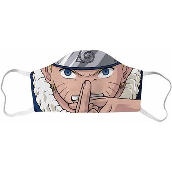 Masque de protection lavable CATÉGORIE 1 - UNS1 Naruto - Naruto Face - All-Over - Adultes
