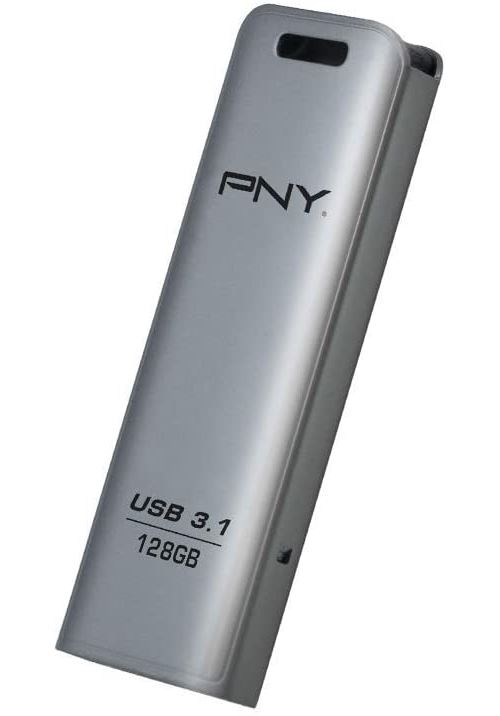 Non Communiqué Argent Pny Elite Steel Clé Usb 128 Gb Fd128esteel31g-Ef Usb 3.1