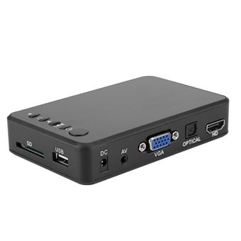 10€02 sur Lecteur de Disque Dur (1080P 4K) HDMI Media Audio Vidéo Publicity  Player (EU Plug 100-240V) - Adaptateur et convertisseur - Achat & prix