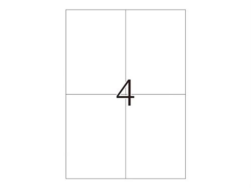 HERMA Typenschildetiketten A4 silb. 105x148 mm Fol