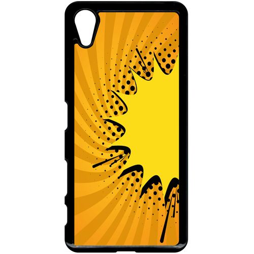 Coque Sony Xperia X Performance Fond Comics Orange