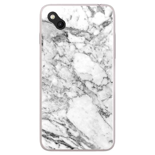 Coque en silicone Wiko Sunny - Marbre Blanc