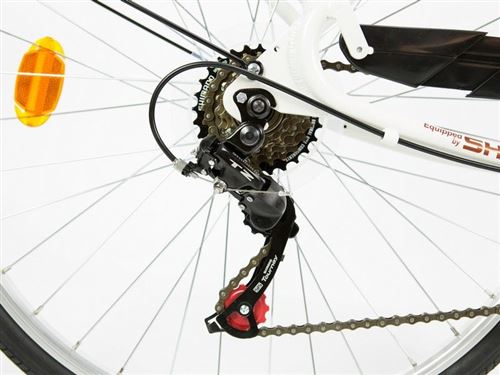 Moma Bikes Velo De Ville City Classic 26 Blanc Aluminium Shimano 18v Taille Unique Velos Achat Prix Fnac