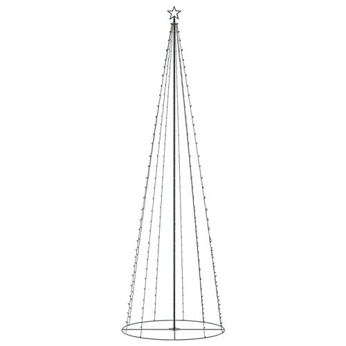 vidaXL Sapin de Noël cône 330 LED blanc chaud 100x300 cm