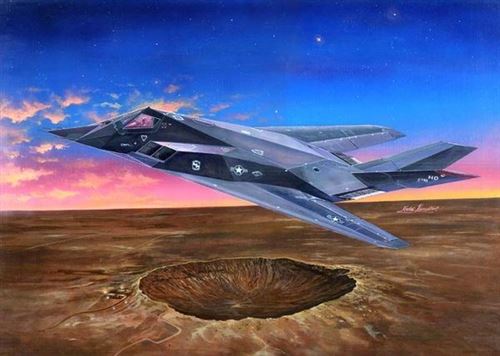 Non Communiqué F-117A Nighthawk - 1:32E - Trumpeter - Image 1
