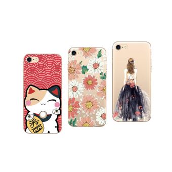 3 Coques Gel Souple Pour IPhone XS MAX – Résistantes Anti-choc (Novago, Silicone)