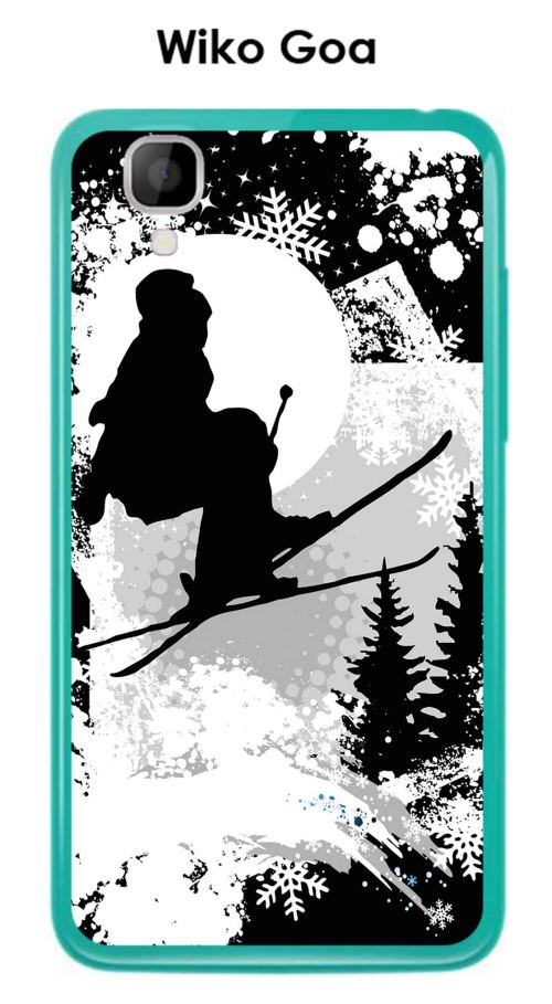 Coque Wiko Goa design ski