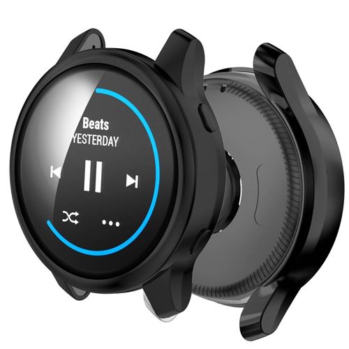 Coque en TPU galvanoplastie noir pour votre Garmin Venu