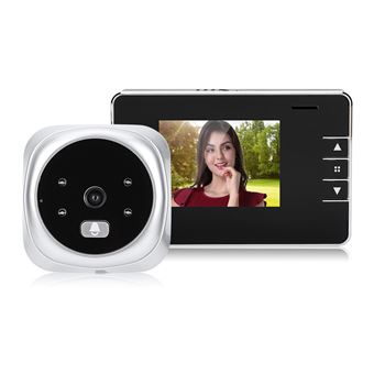 Sonnette vidéo de caméra de sécurité vision nocturne IR2,8'' Visionneuse de  porte TFT Écran LCD - Caméra de surveillance - Achat & prix