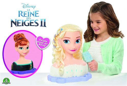 Disney Princesses - Raiponce, Tête à Coiffer et à Maquiller Deluxe