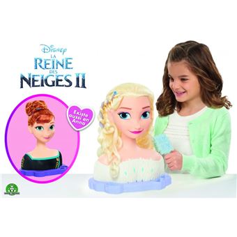 Tête à coiffer Deluxe La Reine des Neiges 2 Anna GIOCHI - Dès 3 ans Tête à coiffer Deluxe La Reine des Neiges 2 Anna GIOCHI - Dès 3 ans