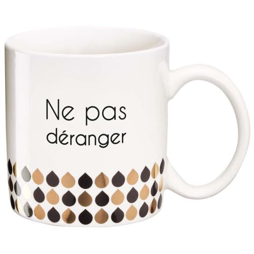 Mug Black & Gold Ne pas déranger