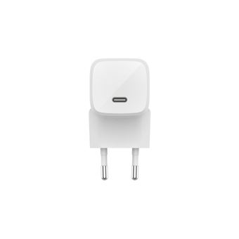 Chargeur secteur 60 Watts USB Type C Belkin Boost Charge Pro GaN Blanc