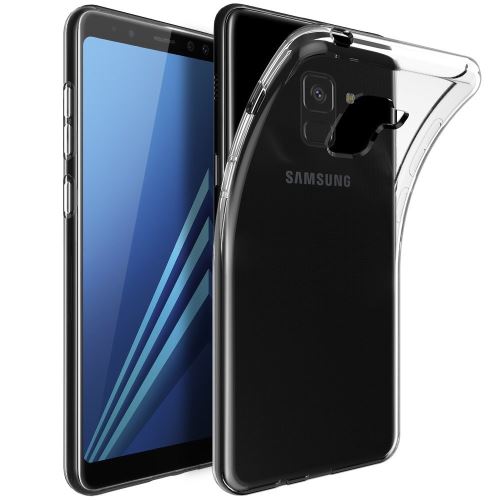 Housse pour Samsung Galaxy A5 2018 Etui Housse pour Coque de protection Ultra Fine Silicone TPU Gel [Jelly - Transparent] - ADVANSIA
