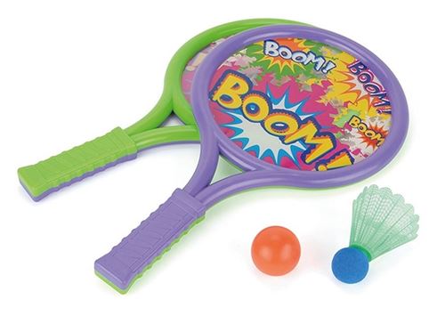 Toyrific violet / vert badmintonset 43 cm 4 pcs