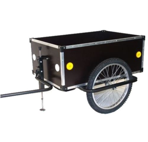 Roland Jumbo Fietskar 175L Chariot Vélo 20 pouces Unisexe Noir