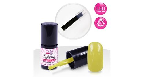 Vernis semi permanent uv / led 5ml - jaune pastel #2029