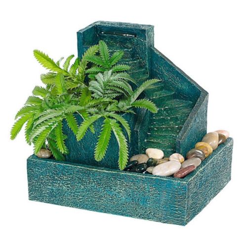 Comparer les prix de Fontaine d'interieur décorative escalier kouro jin - gris