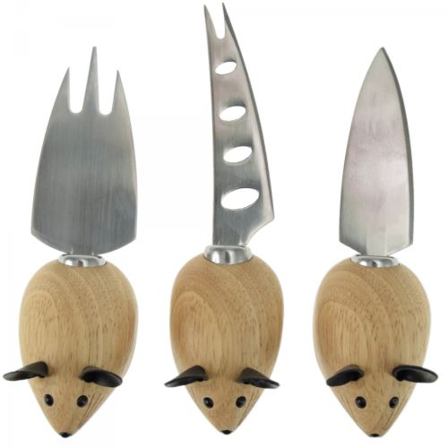 Couteaux A Fromage (Set De 3) - Souris-Moi