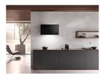 Miele DA 9091 W Screen - Hotte - hotte décorative - largeur : 88 cm - profondeur : 32 cm - extraction et recirculation (avec kit de recirculation supplémentaire) - noir obsidienne