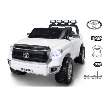 Toyota Tundra Xxl Blanc Voiture Electrique Pour Enfants